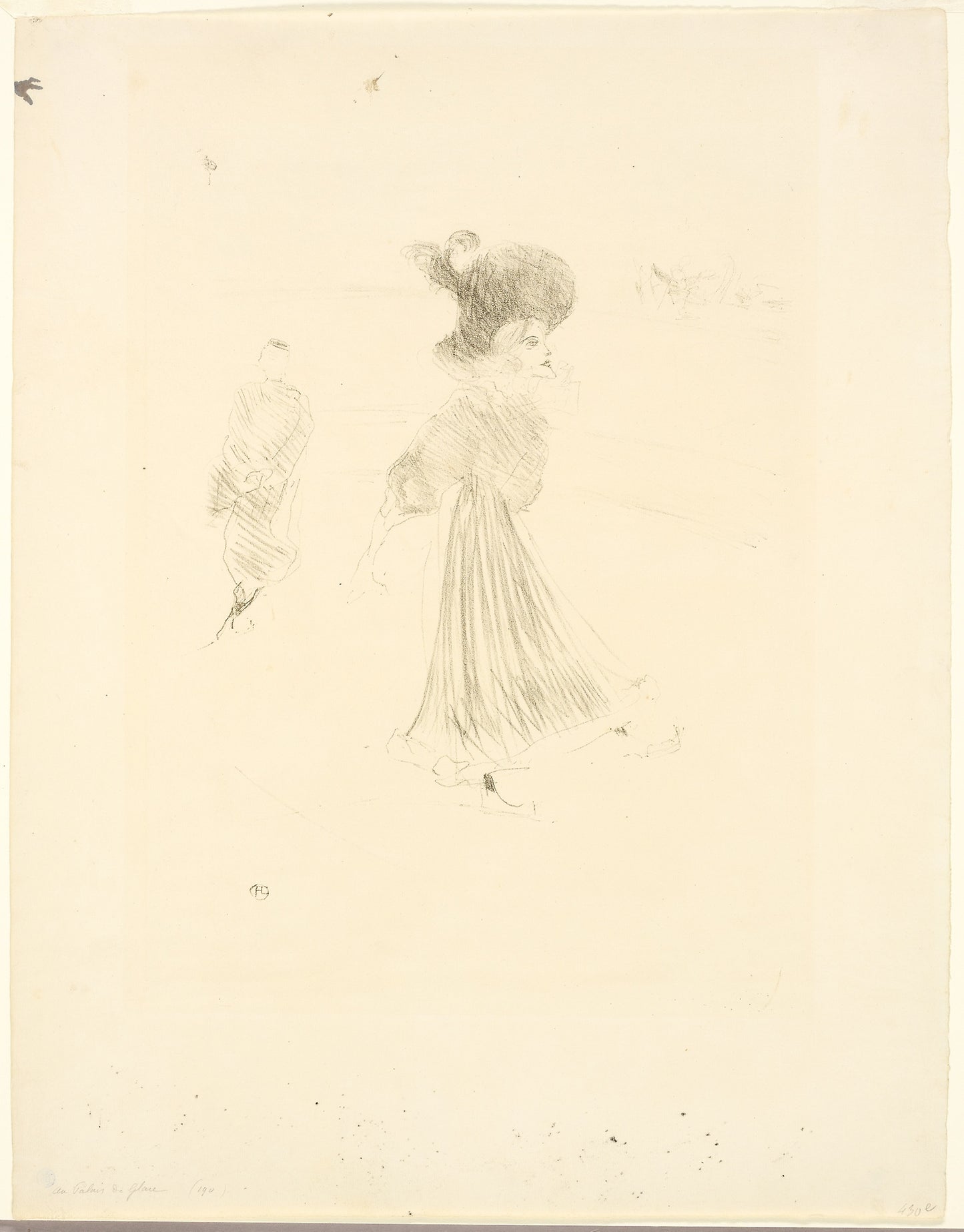 At the Ice Palace - Henri de Toulouse-Lautrec, Poster Print Wall Art