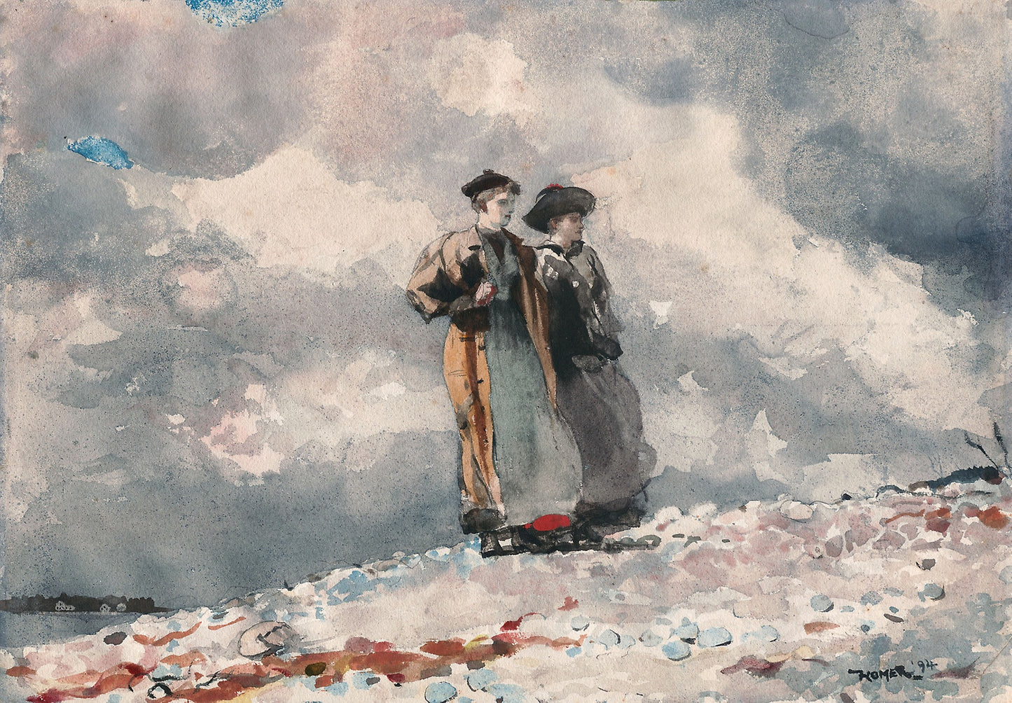 The Outlook, Maine Coast - Winslow Homer, Poster Print Wall Art