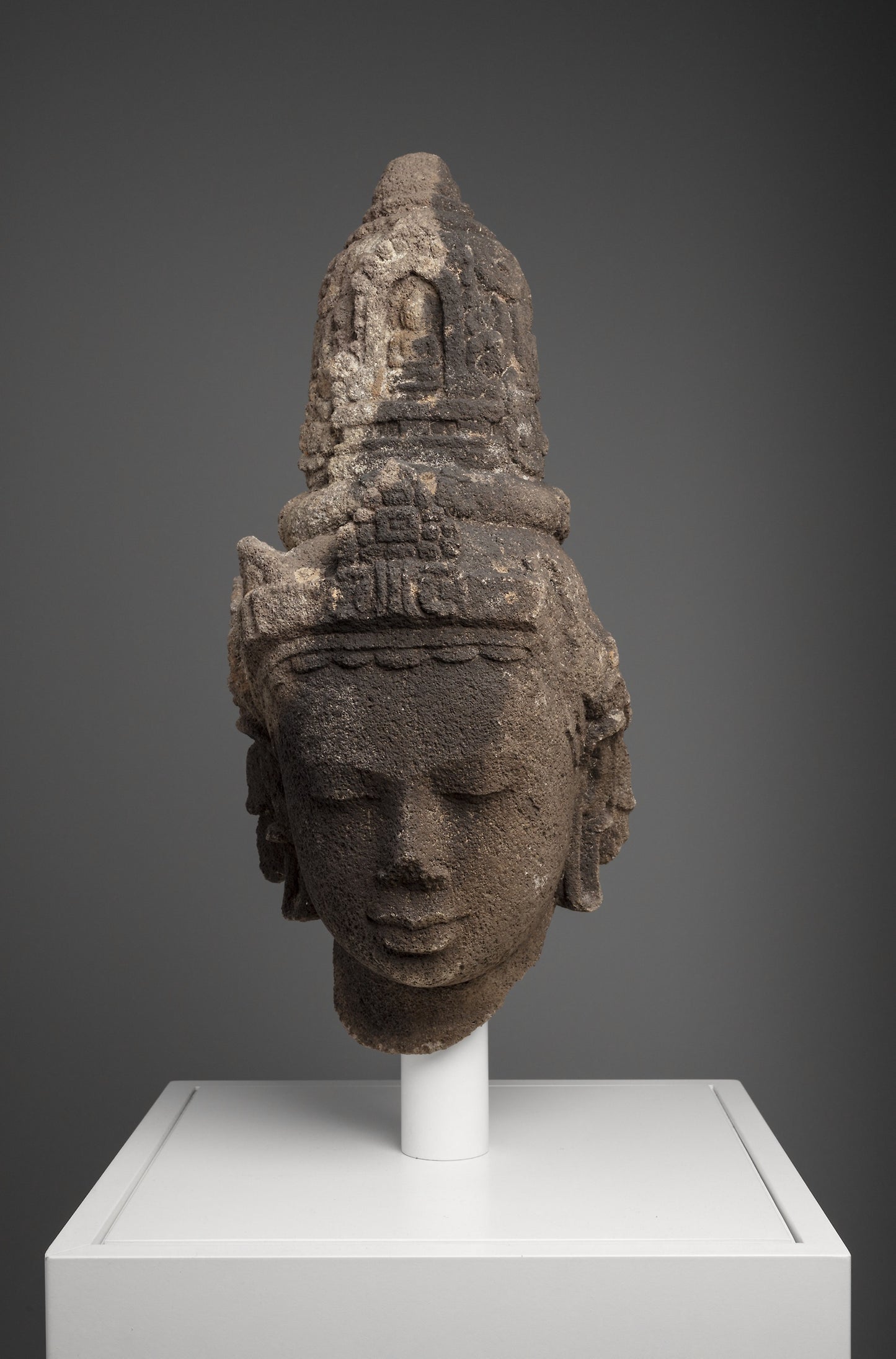 Head of Bodhisattva Avalokiteshvara - Indonesia, Central Java, Poster Print Wall Art