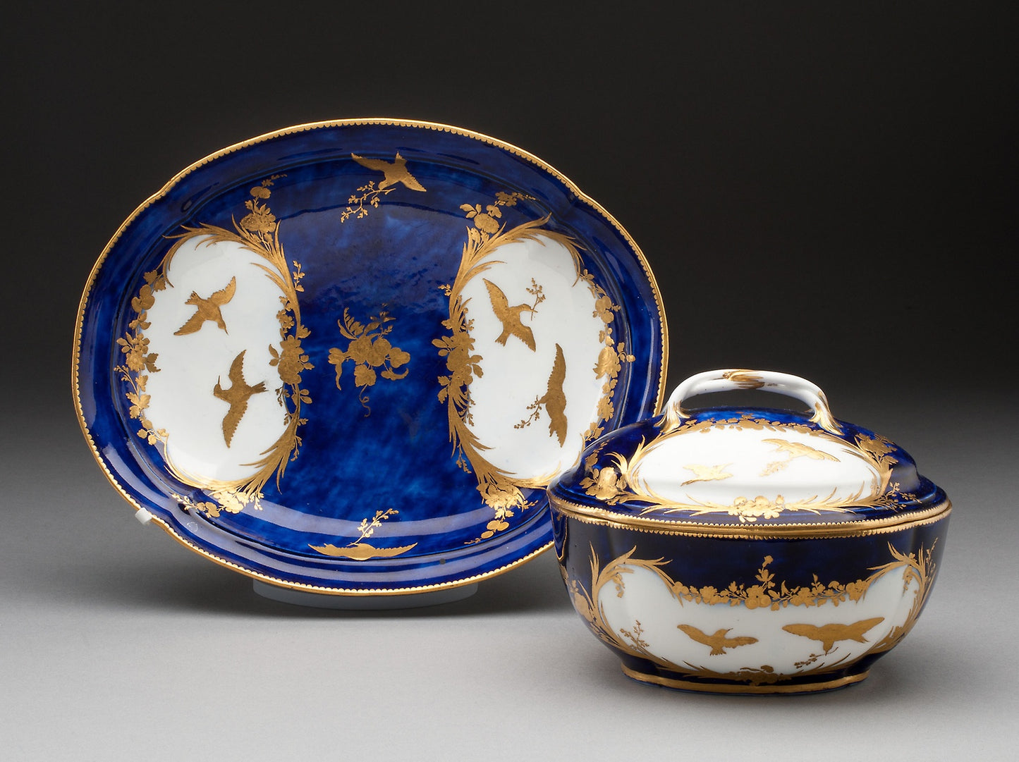 Sugar Bowl and Stand - Vincennes Porcelain Manufactory, Poster Print Wall Art