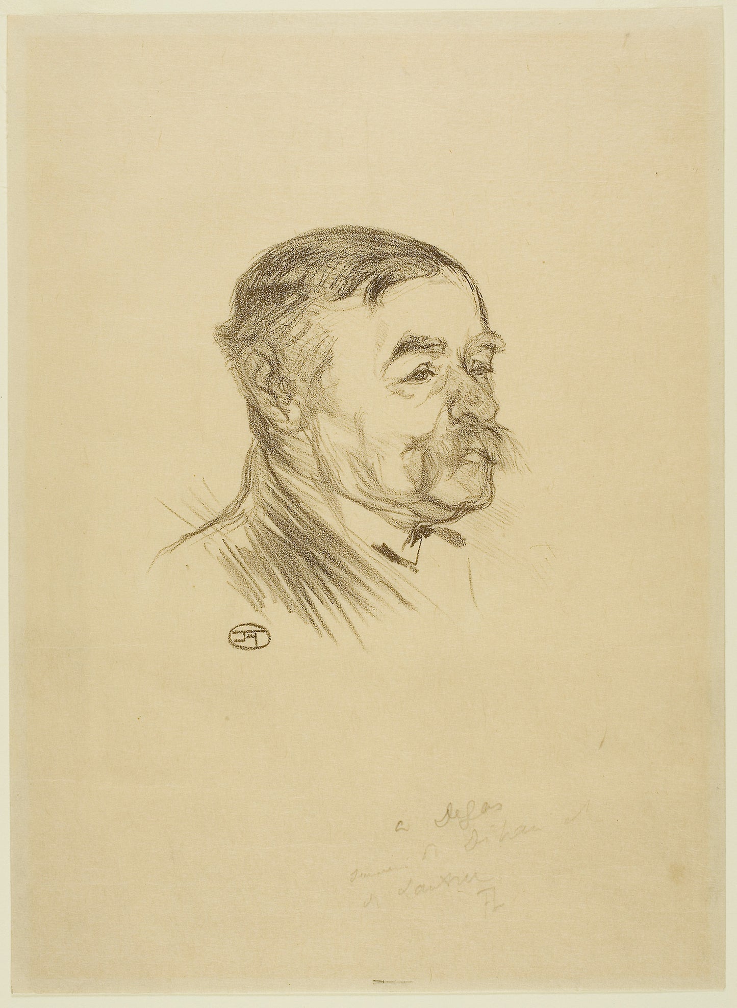 Désiré Dihau: Henri de Toulouse-Lautrec,16x12"(A3) Poster