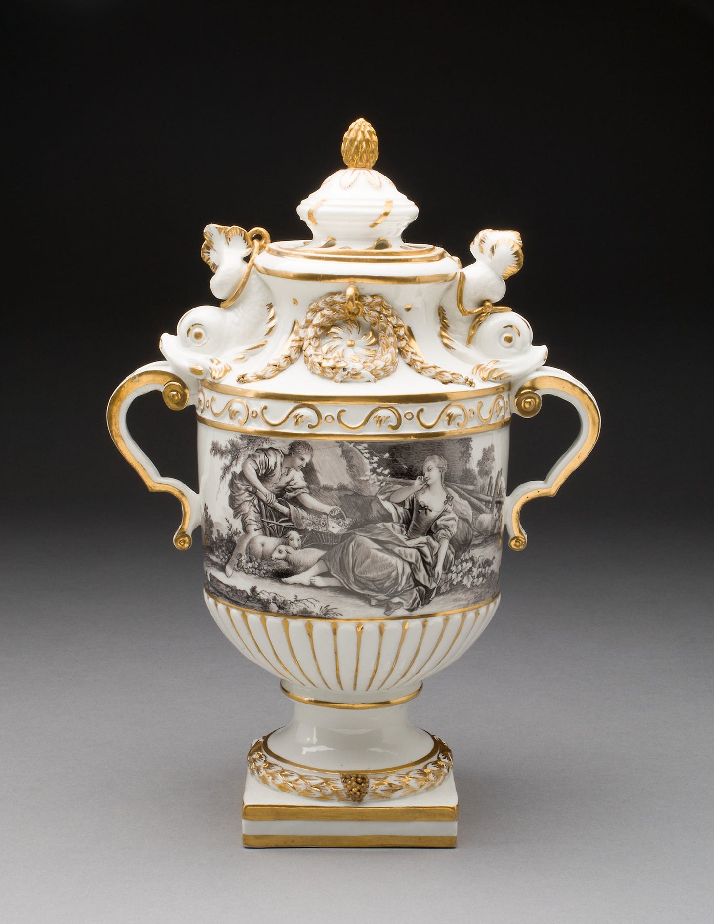 Urn - Frankenthal Porcelain Factory, Poster Print Wall Art