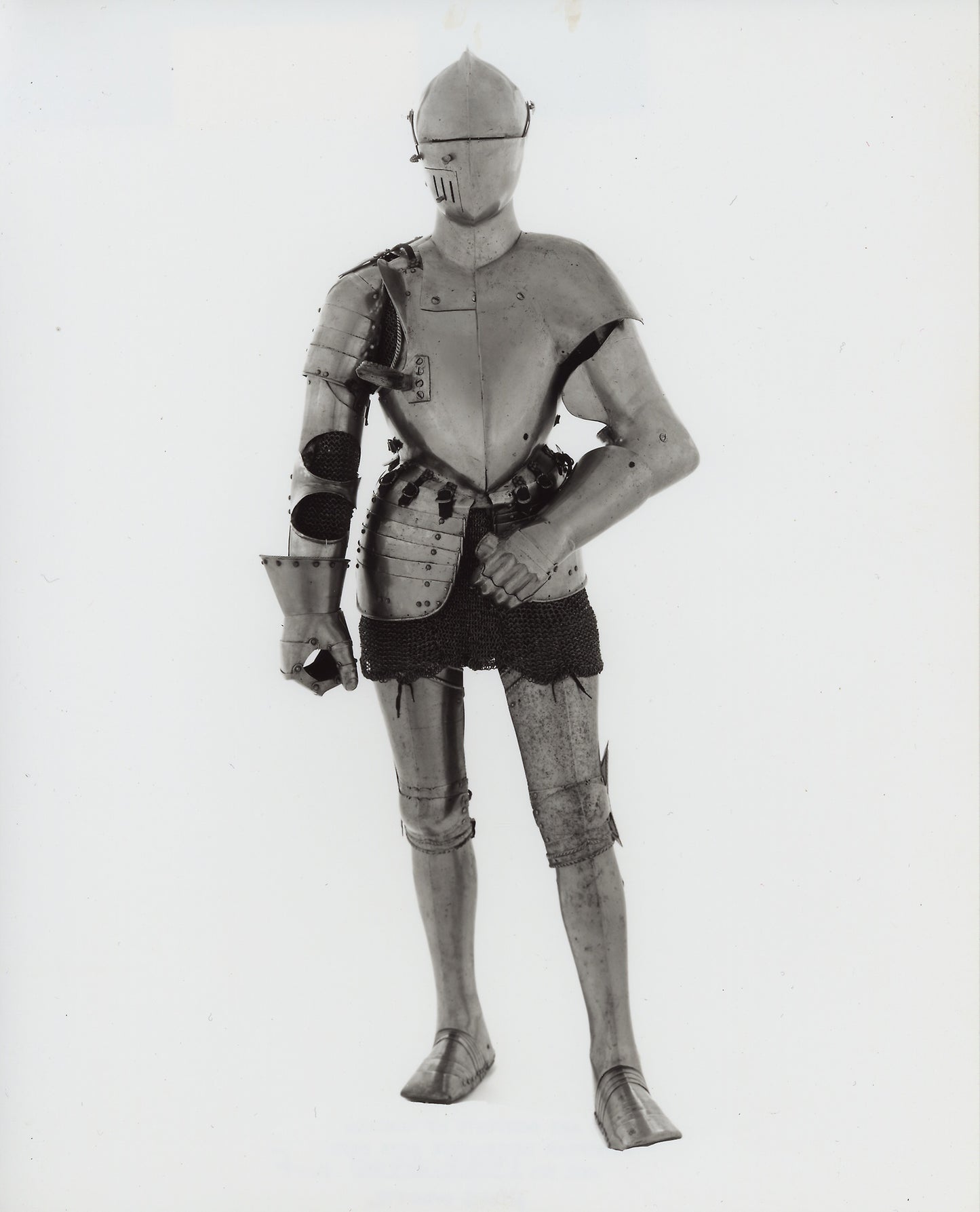 Elements of an Armor for the Joust in the Italian Fashion - South German; Augsburg, Poster Print Wall Art