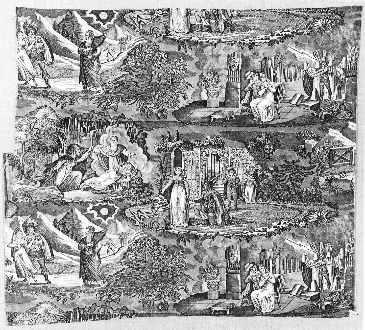 Le Vampire (The Vampyre) (Furnishing Fabric) - France, Poster Print Wall Art