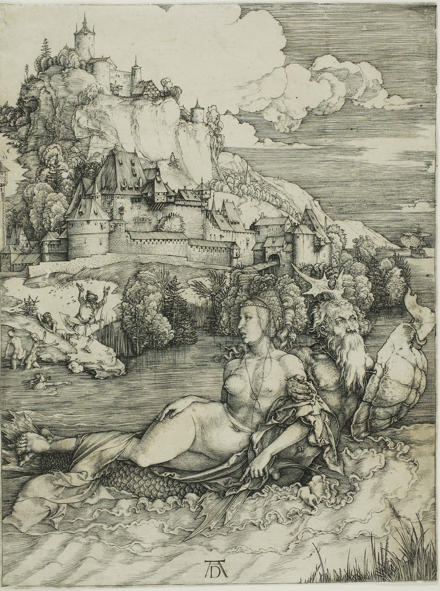 The Sea Monster - Albrecht Dürer, Poster Print Wall Art