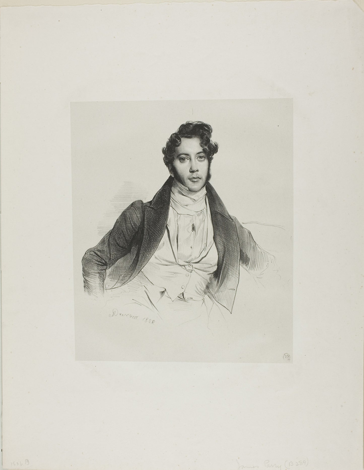 James Parry: Achille Devéria, Poster Print Wall Art
