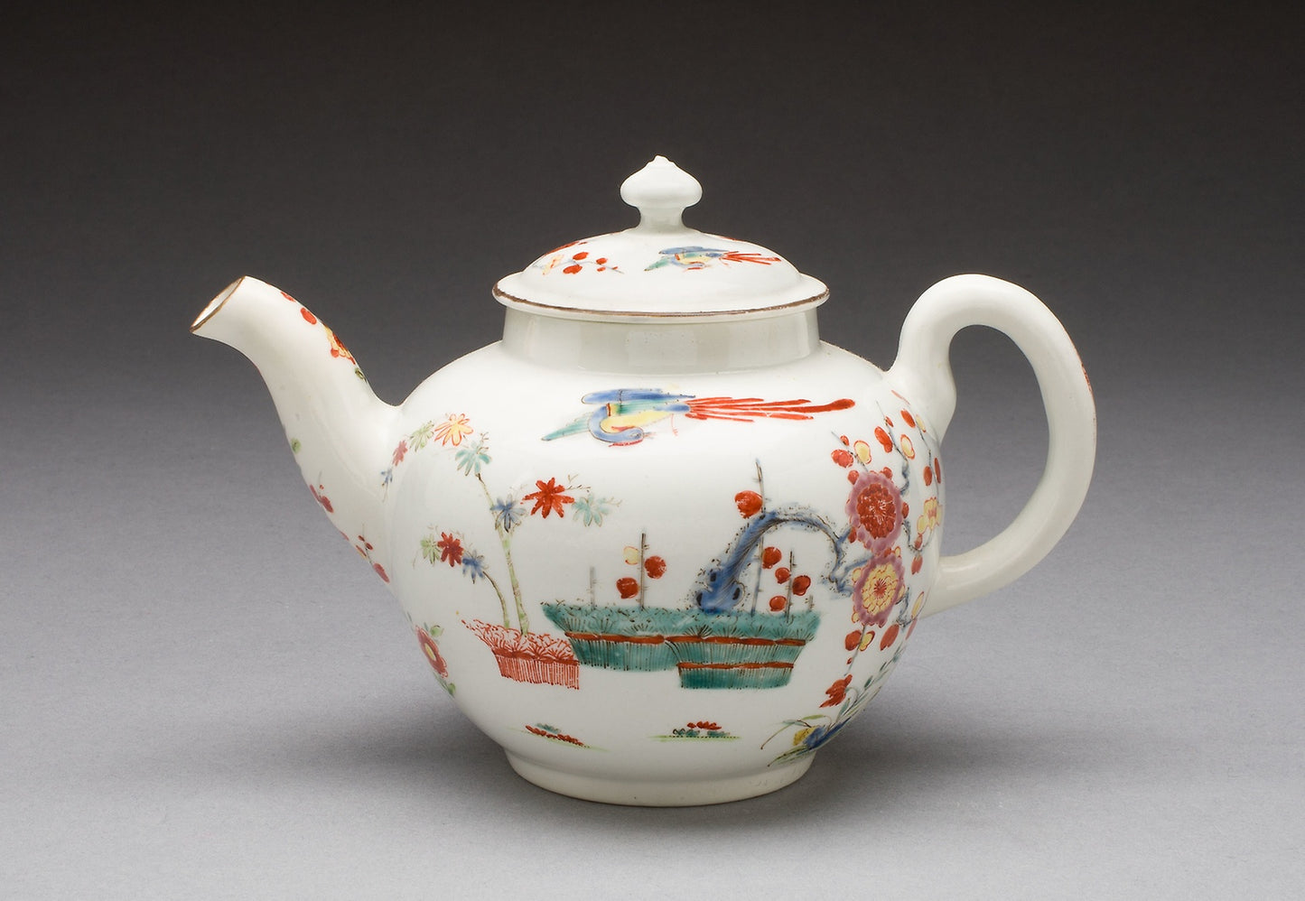 Teapot - Worcester Porcelain Factory, Poster Print Wall Art