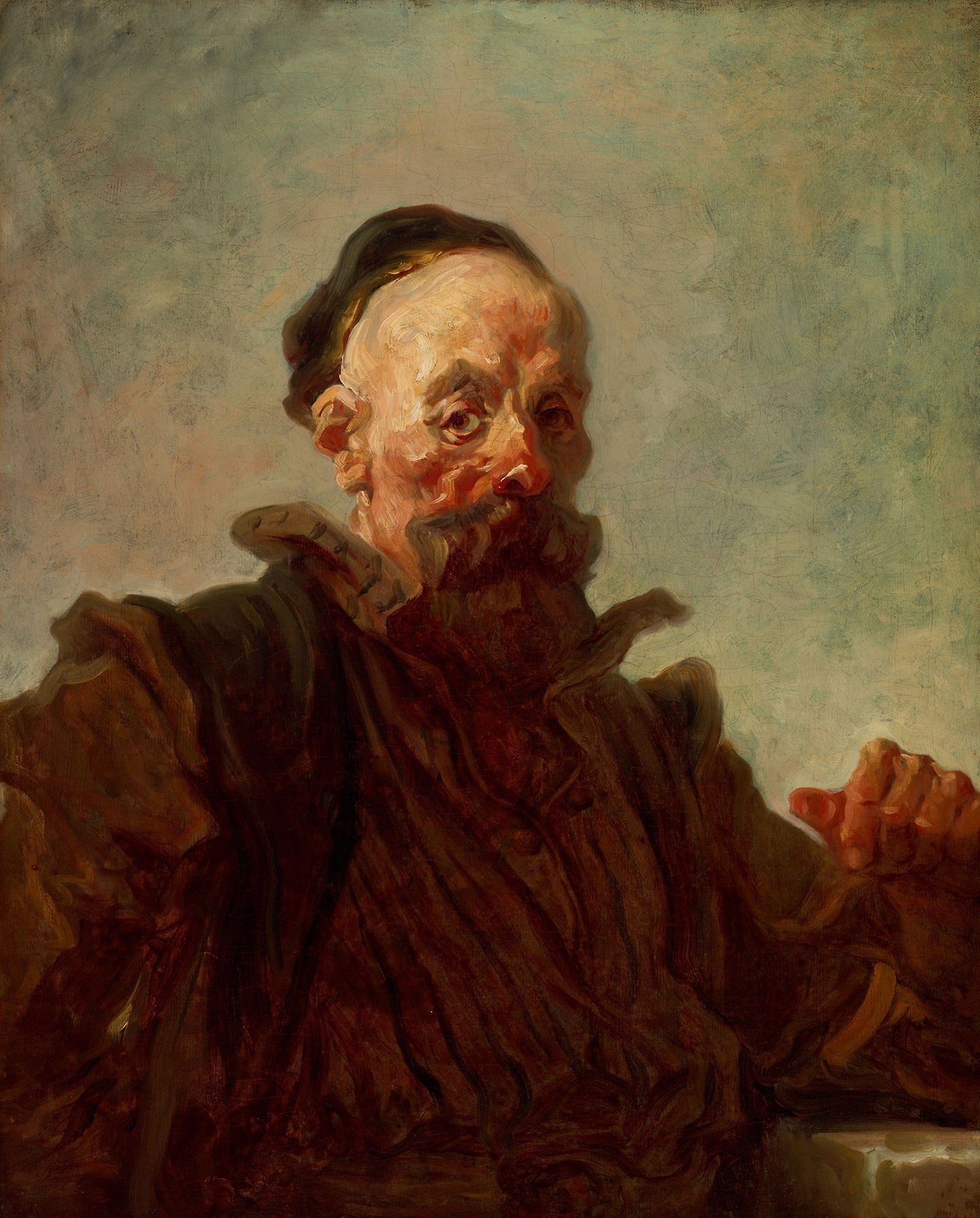 Portrait of a Man in Spanish Costume: Jean-Honoré Fragonard, Poster Print Wall Art
