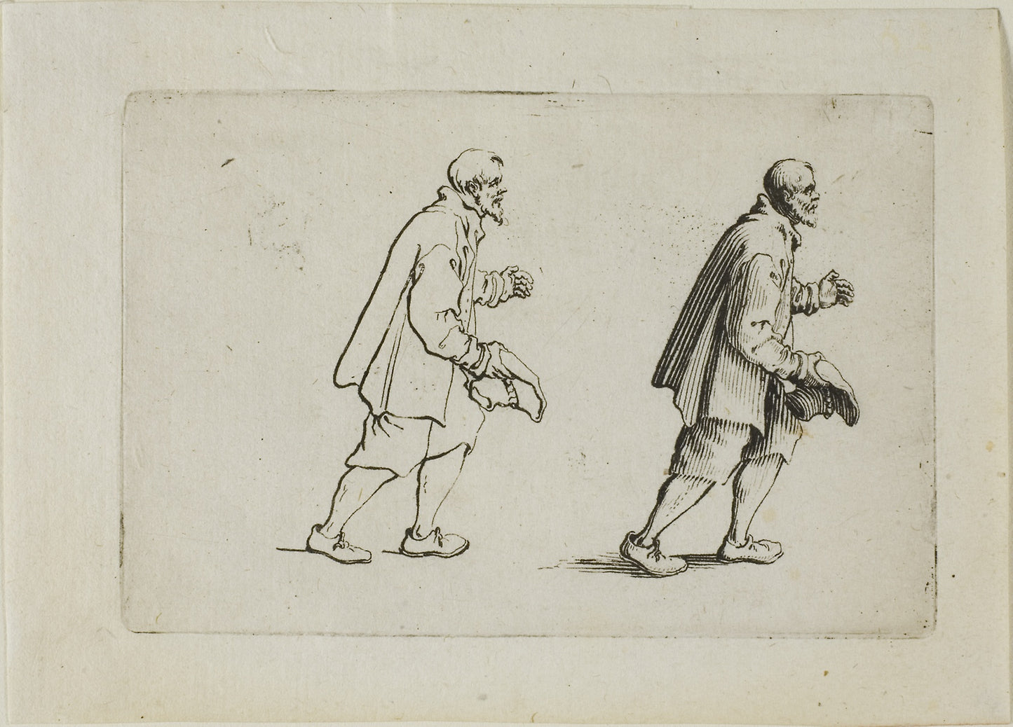 The Greeting Peasant, from The Caprices - Jacques Callot, Poster Print Wall Art