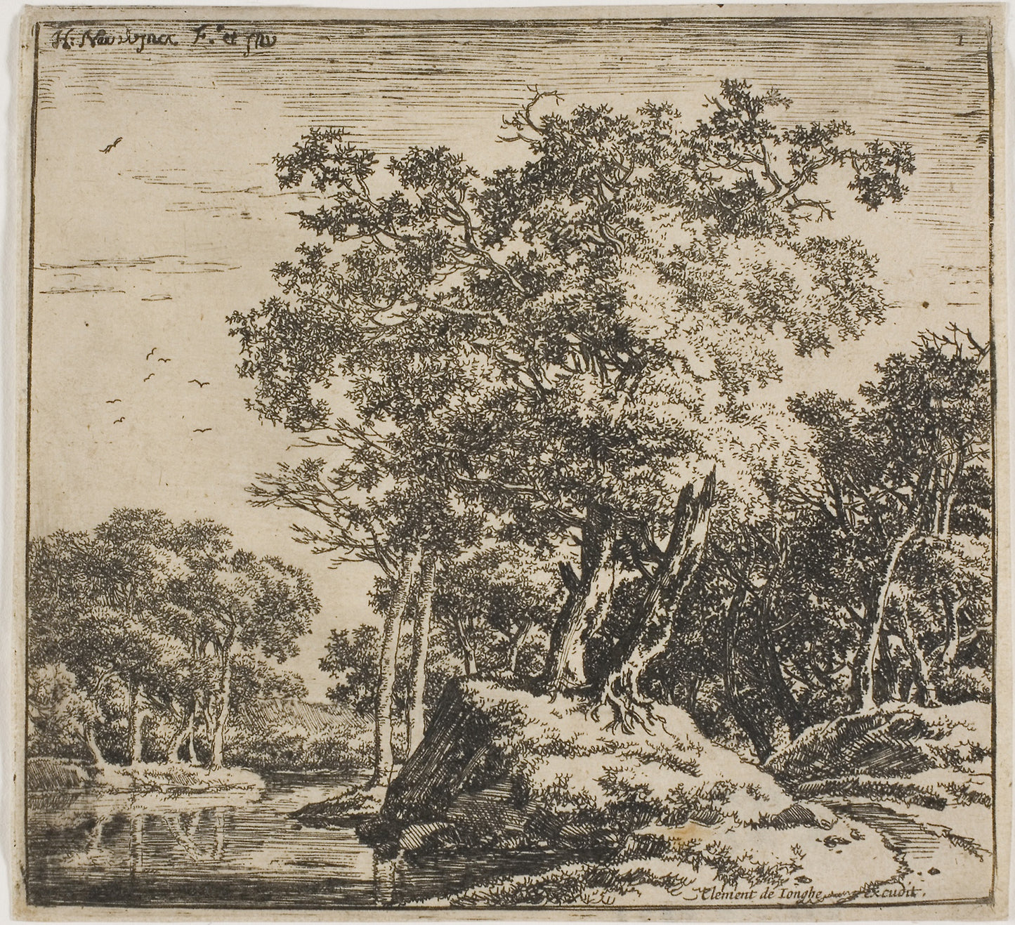 Landscape, from Set of Landscapes - Herman Naijwincx, Poster Print Wall Art