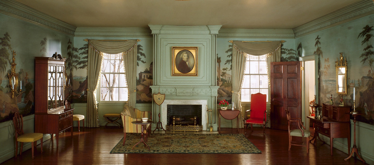 A9 - Massachusetts Parlor, 1818 - Mrs. James Ward Thorne, Poster Print Wall Art