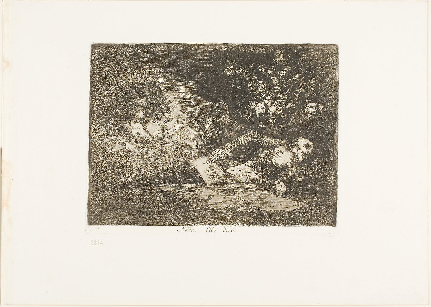 Nothing. The Event Will Tell, plate 69 from The Disasters of War - Francisco José de Goya y Lucientes, Poster Print Wall Art