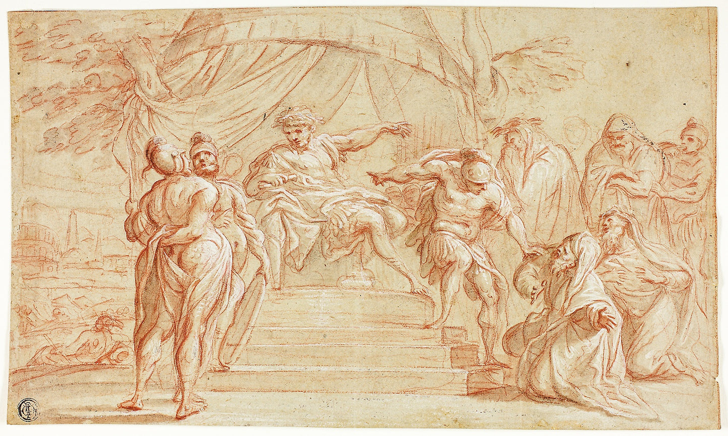 Scene From Roman History - Thomas Blanchet, Poster Print Wall Art