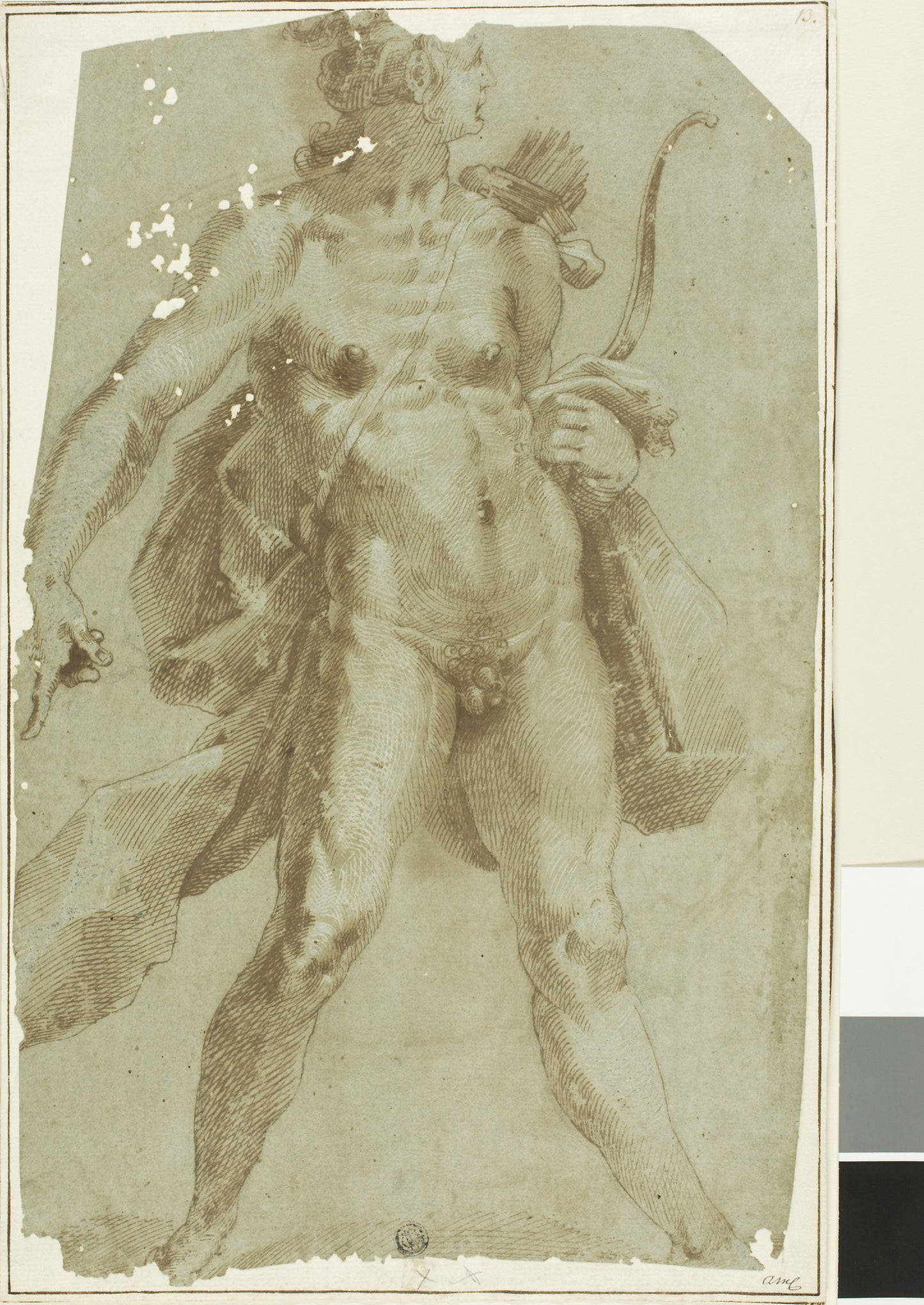 Apollo - Attributed to Jan Harmensz Muller , Poster Print Wall Art