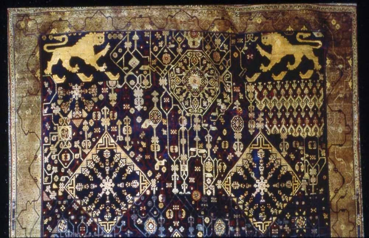 Carpet - Morocco, Egypt, Syria, or Caucasus, Shiraz, Poster Print Wall Art