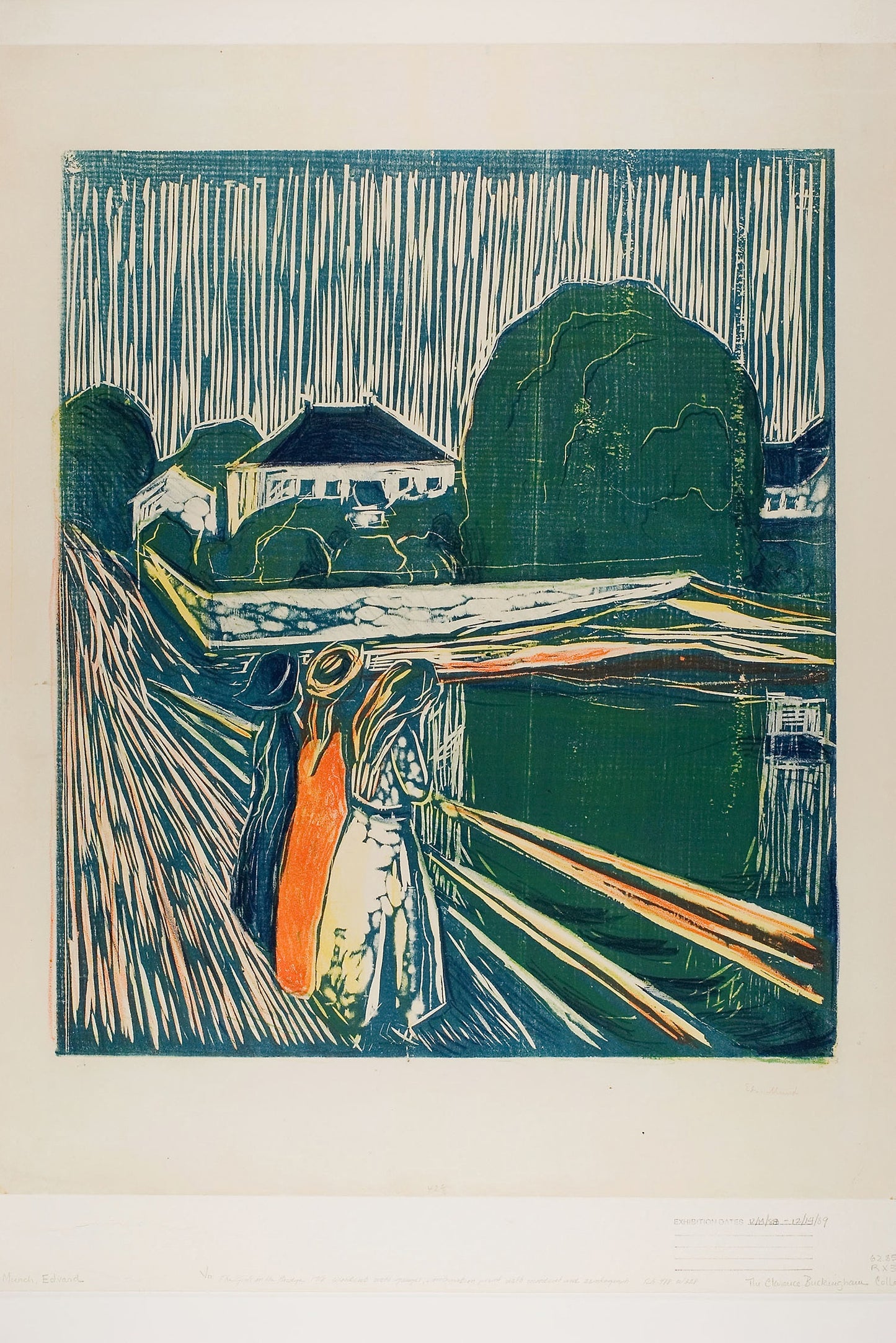 The Girls on the Bridge - Edvard Munch, Poster Print Wall Art