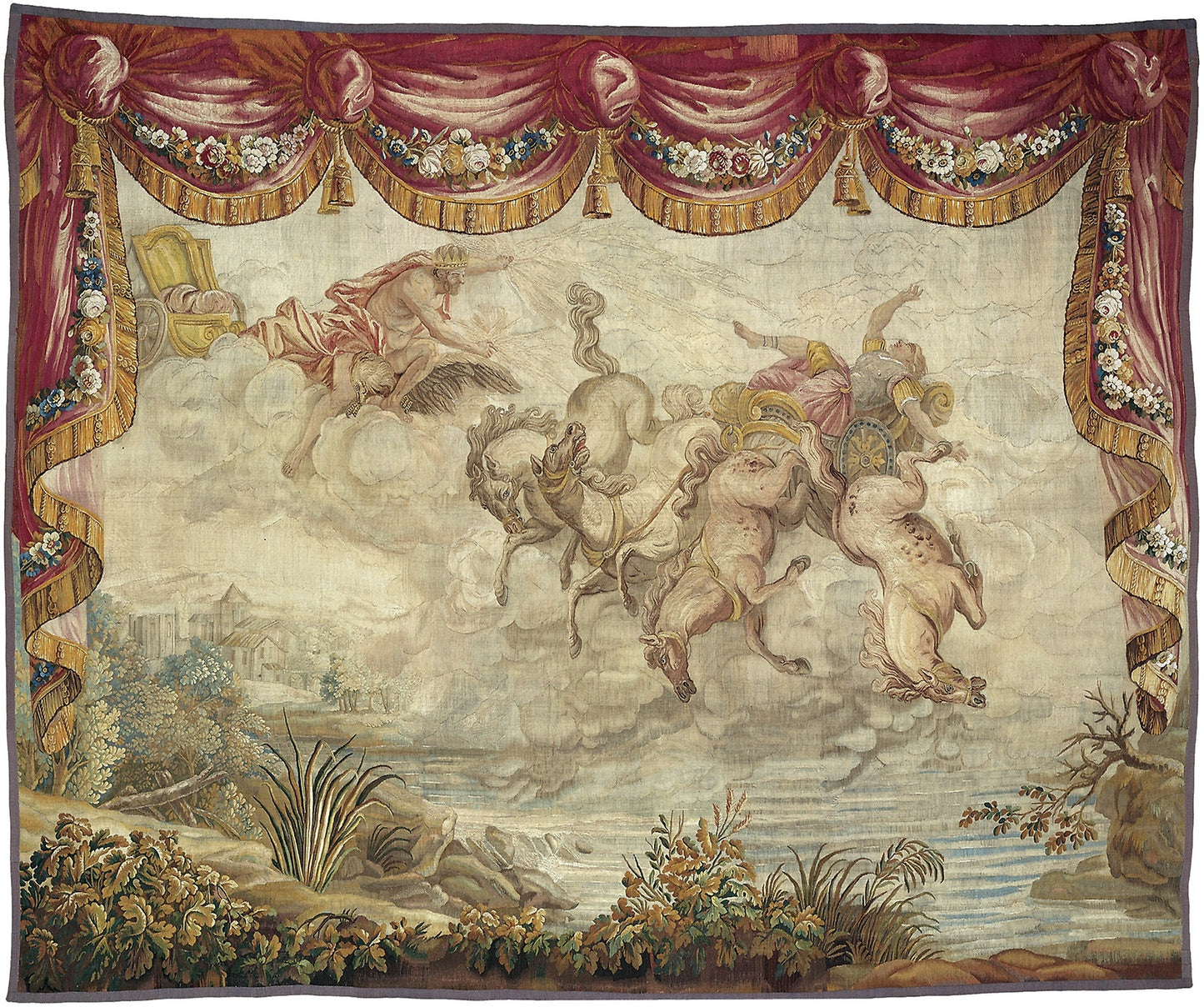 The Fall of Phaeton - After a design based on an etching - Antonio Tempesta (1555–1630), The Fall of Phaeton (Phaetontis casus) from Ovid’s Metamorphoses, Poster Print Wall Art