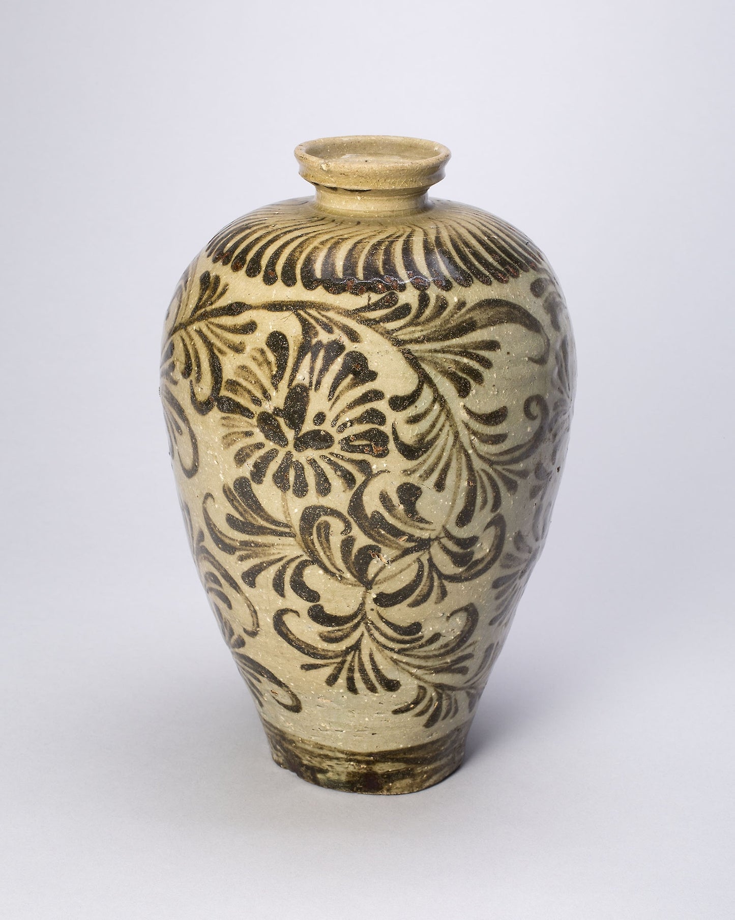 Vase (Maebyong) with Stylized Floral Sprays - Korea, Poster Print Wall Art