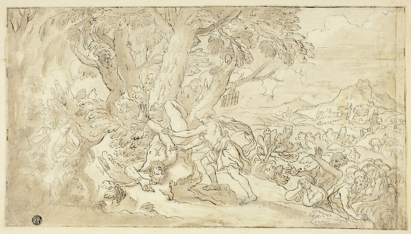 Apollo Flaying Marsyas - Unknown Artist, Poster Print Wall Art
