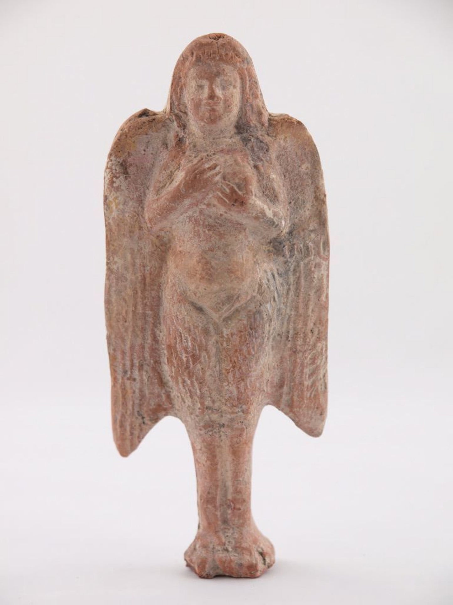 Statuette of a Siren - Greek; Myrina, Lemnos, Greece (?), Poster Print Wall Art