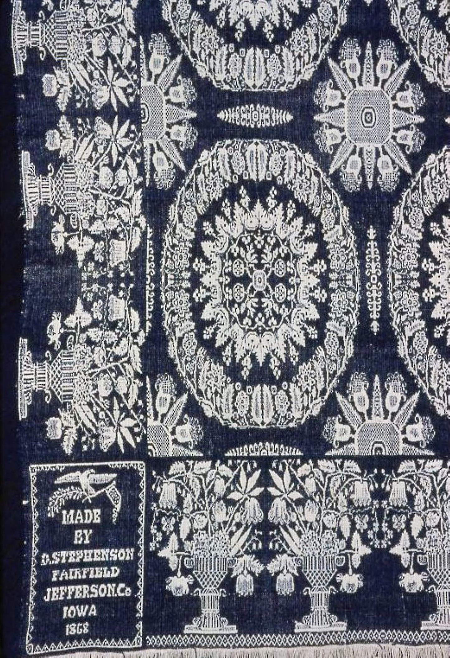Coverlet - Daniel Stephenson (American, born English, 1823–1892), Poster Print Wall Art