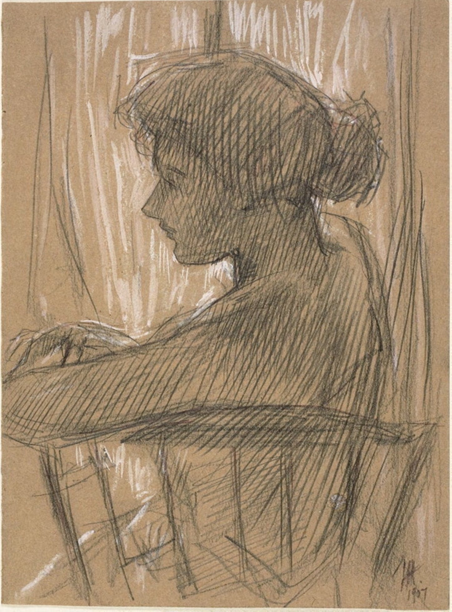 Against the Light - Childe Hassam, Poster Print Wall Art