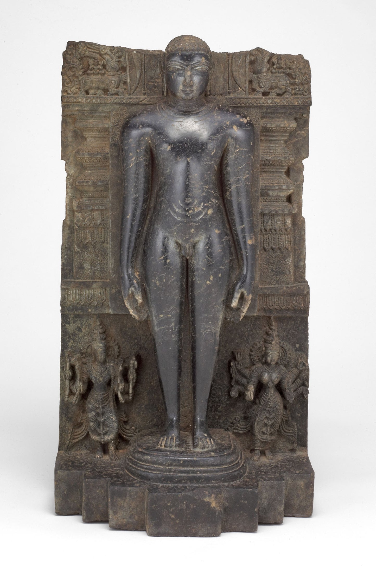 Jaina Tirthankara Chandraprabha Standing in Meditation (Kayotsarga) - India, Poster Print Wall Art