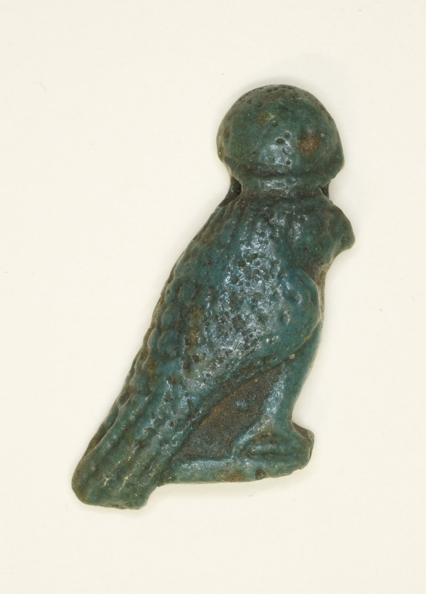 Amulet of the God Khonsu as a Falcon - Egyptian, Poster Print Wall Art
