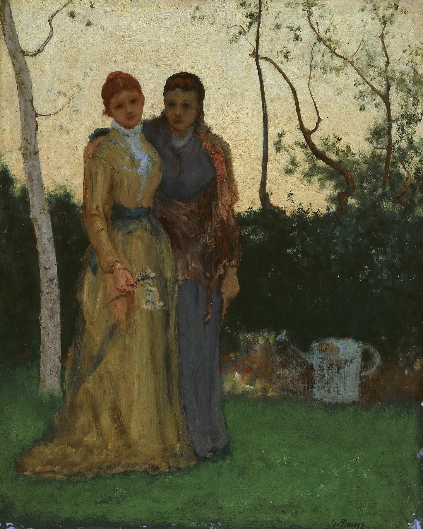 The Sisters - George Inness, Poster Print Wall Art