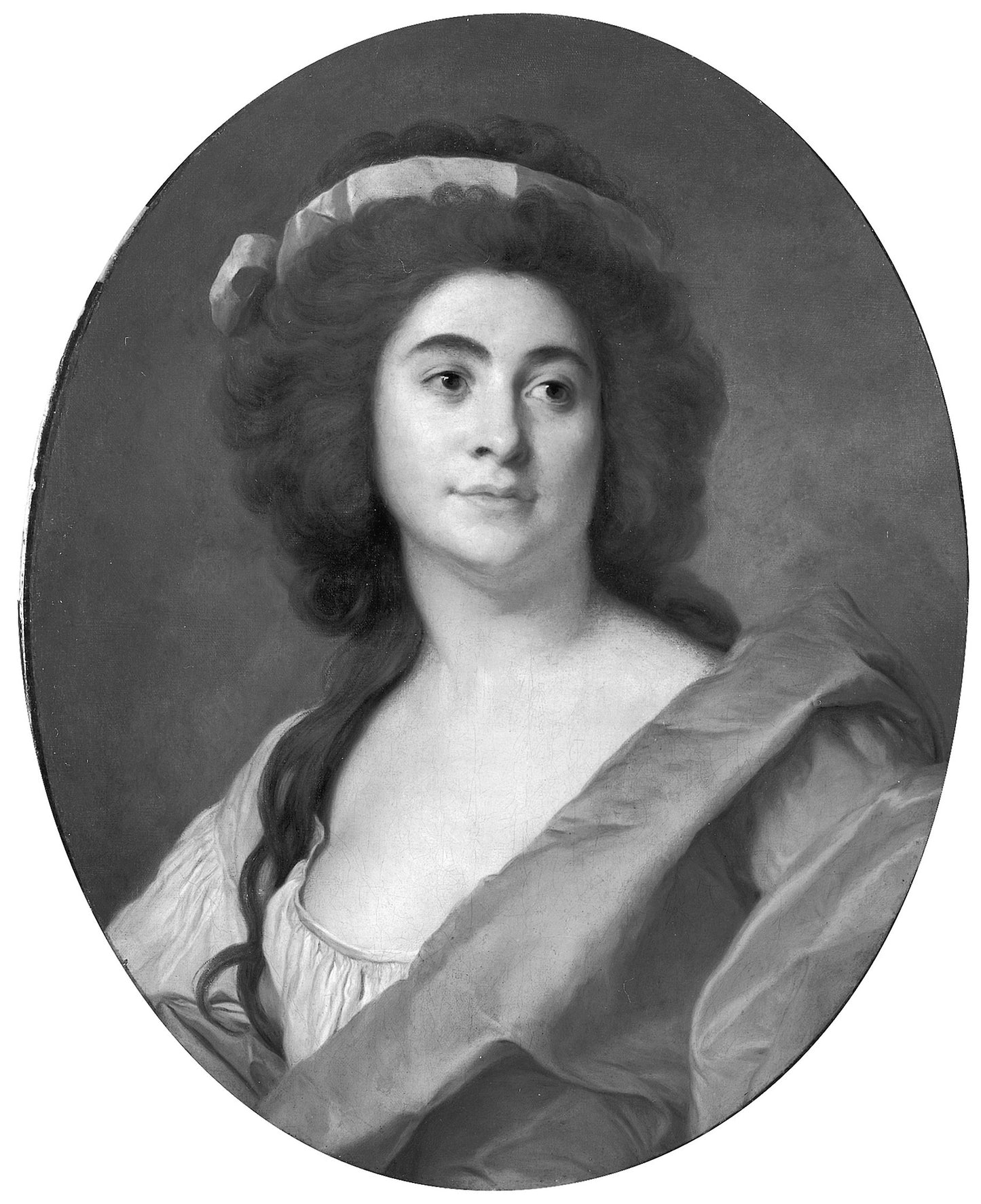 Portrait of a Lady - Joseph Siffred Duplessis, Poster Print Wall Art