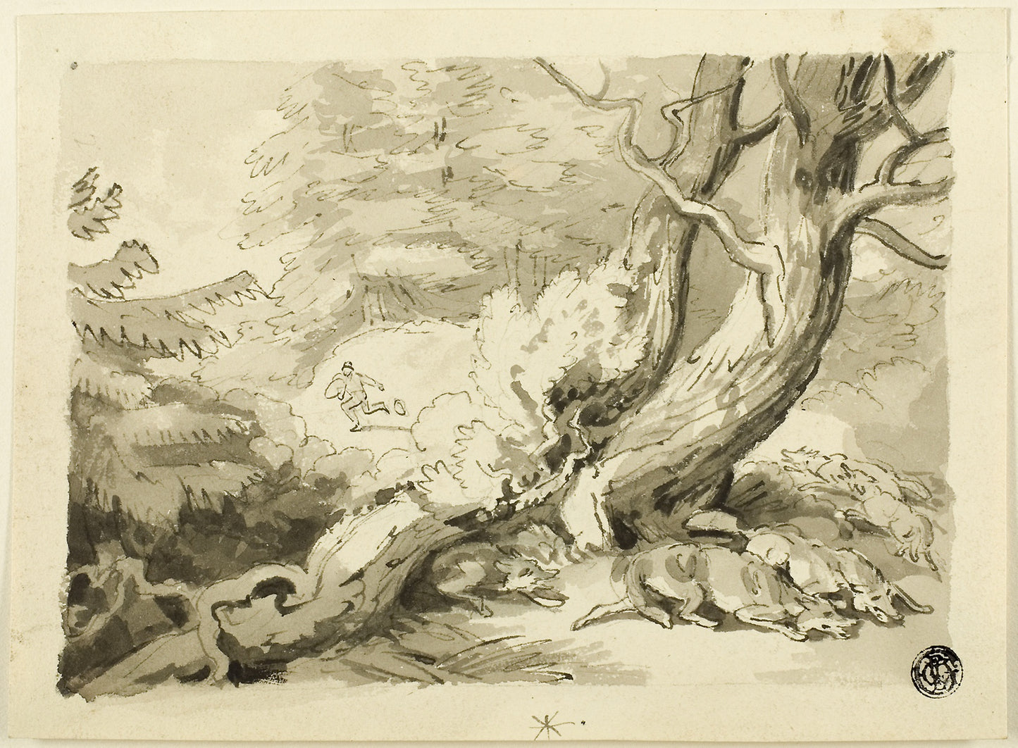 Fox Hunt - Attributed to Samuel Howett, Poster Print Wall Art