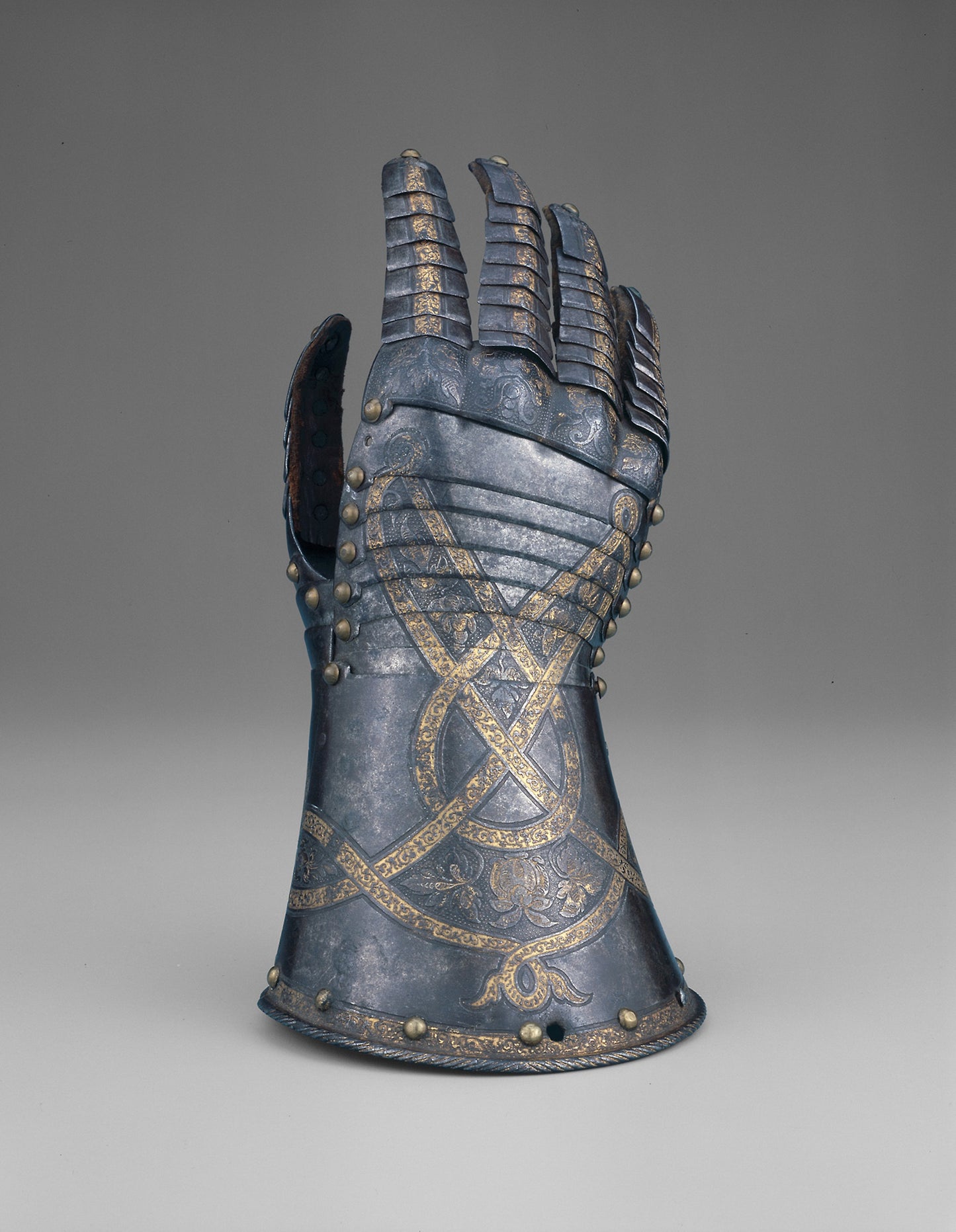 Gauntlet from a Tournament Garniture of a Hapsburg Prince - Attributed to Anton Peffenhauser , Poster Print Wall Art