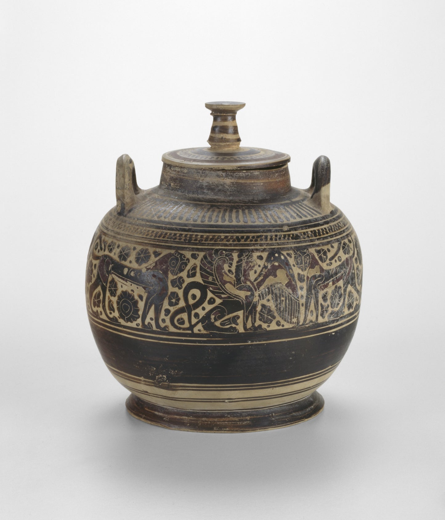 Pyxis (Container for Personal Objects) - Greek; Corinth, Poster Print Wall Art