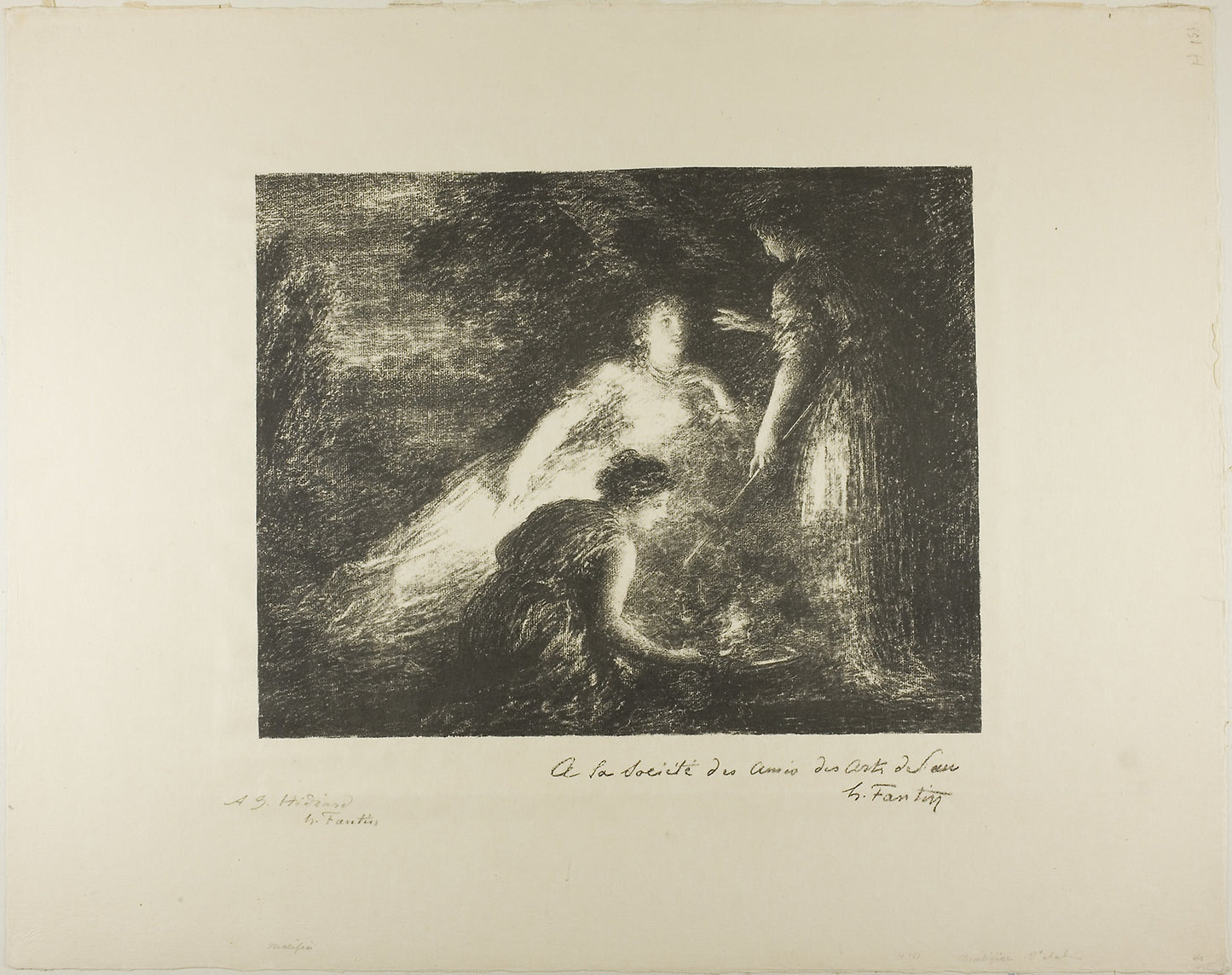 Curse - Henri Fantin-Latour, Poster Print Wall Art
