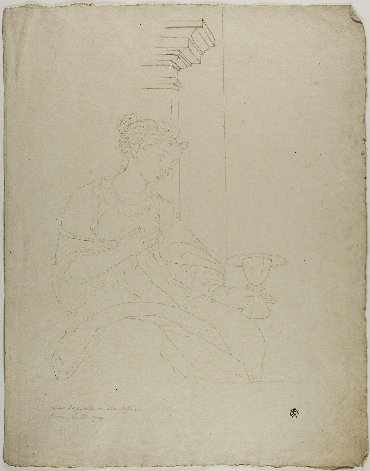 Faith - John Downman (English, 1750-1824), Poster Print Wall Art