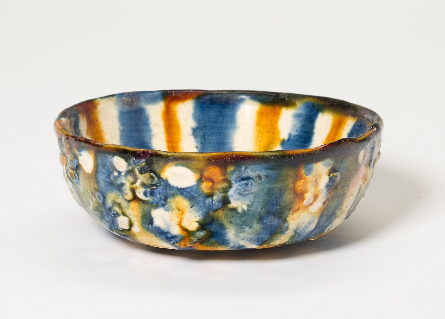 Lobed Bowl with Stylized Florets - China, Poster Print Wall Art