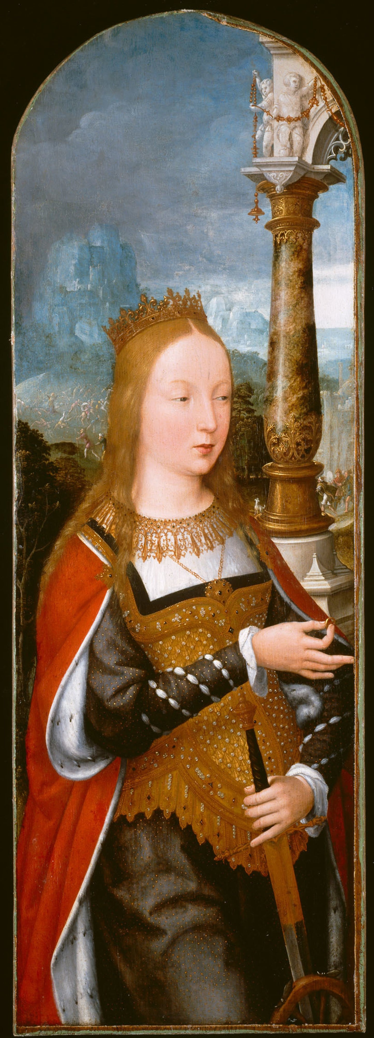 Saint Catherine - Jean Bellegambe, Poster Print Wall Art