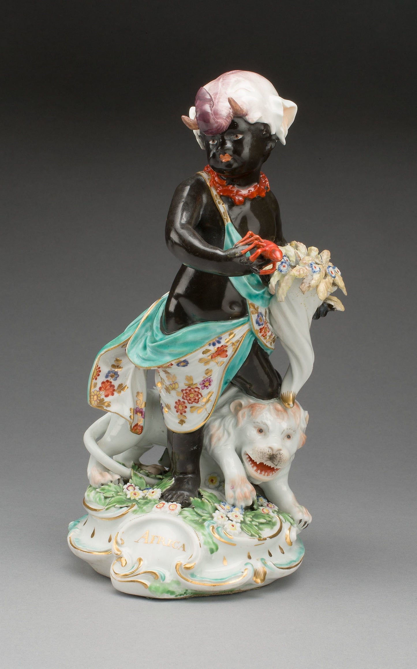 Allegorical Figure of Africa - Derby Porcelain Manufactory, Poster Print Wall Art