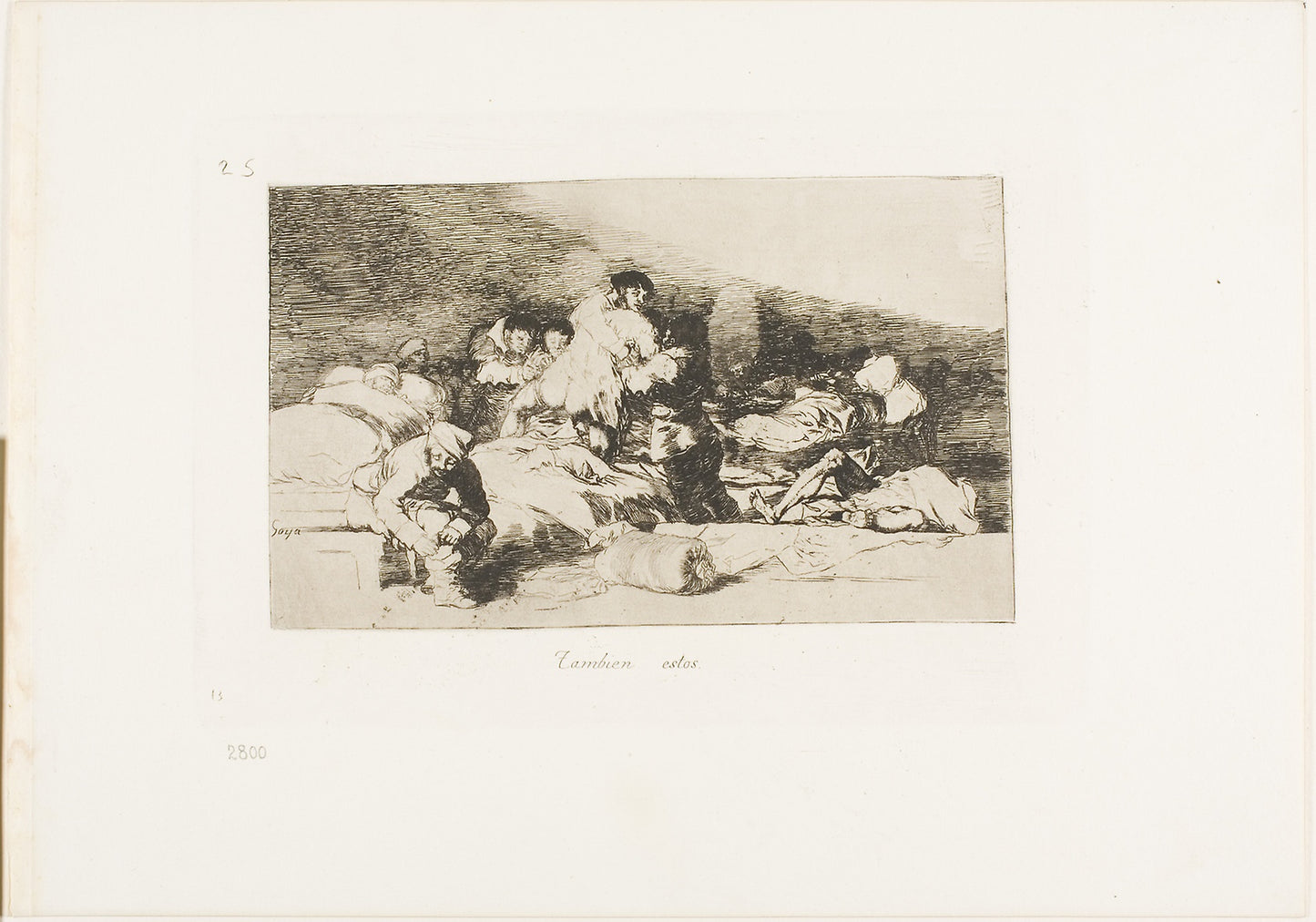 These too, plate 25 from The Disasters of War - Francisco José de Goya y Lucientes, Poster Print Wall Art