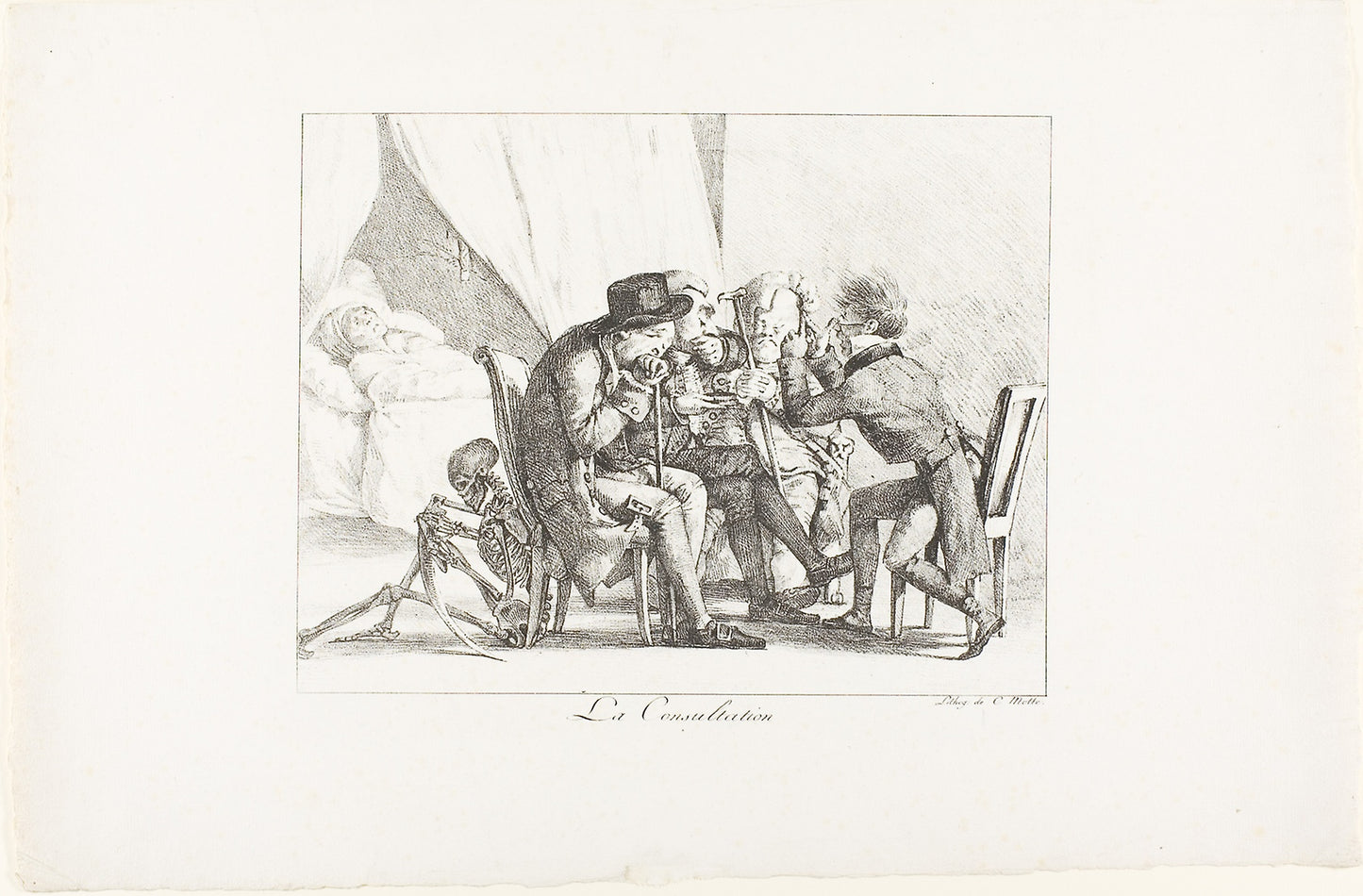 The Consultation - Eugène Delacroix (French, 1798-1863), Poster Print Wall Art