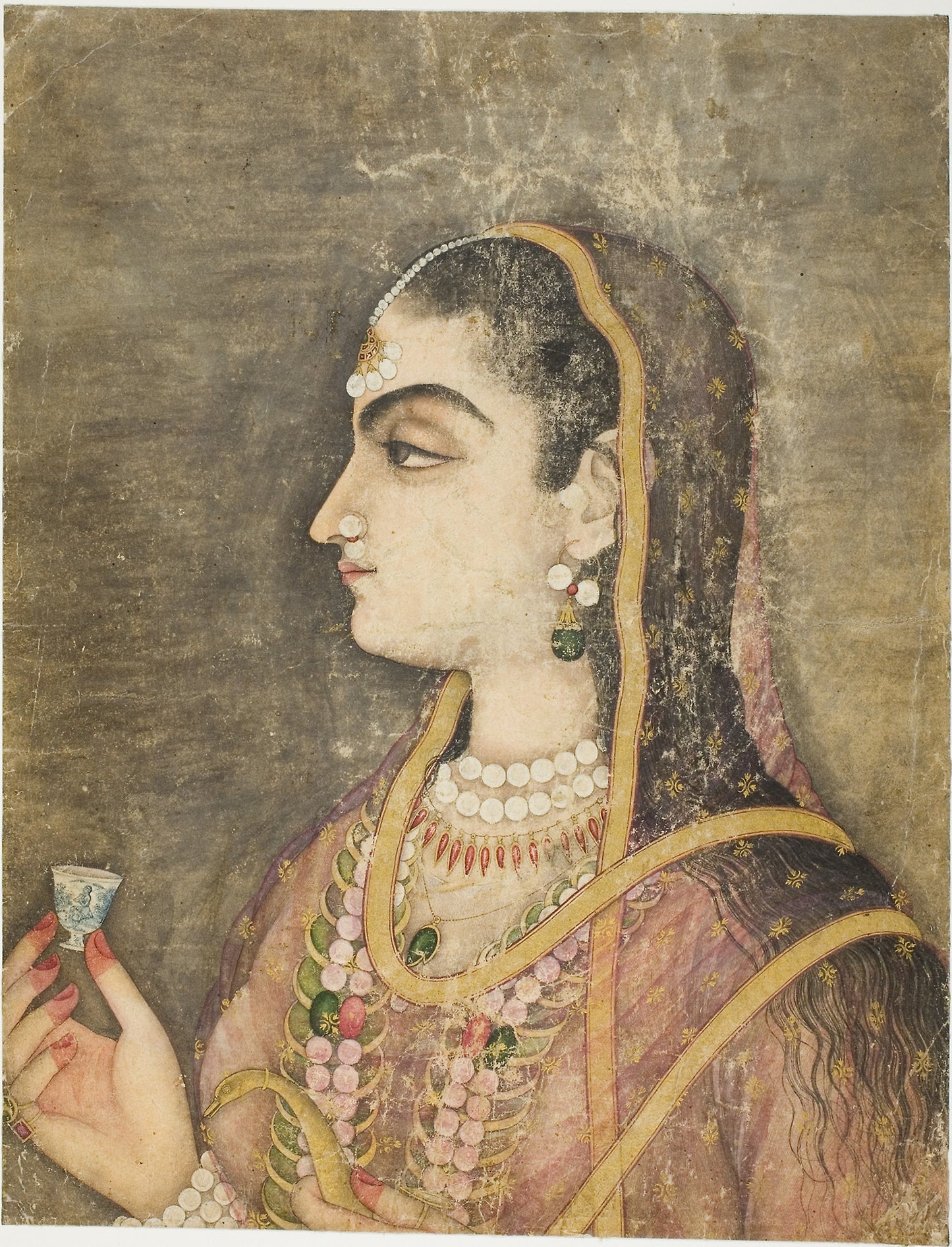 Portrait of a Princess - India, Poster Print Wall Art