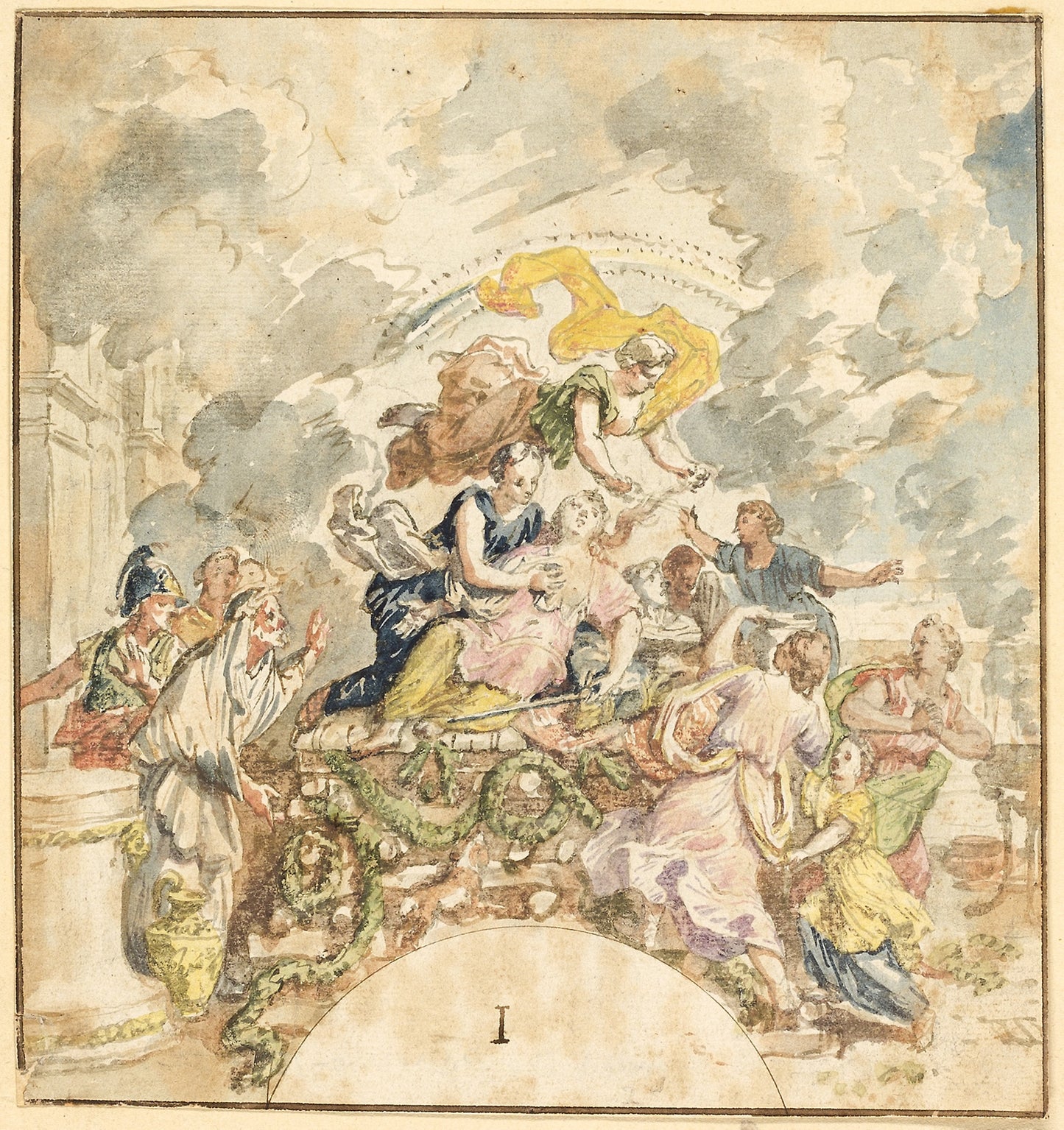 The Death of Dido - School of Gerard de Lairesse, Poster Print Wall Art