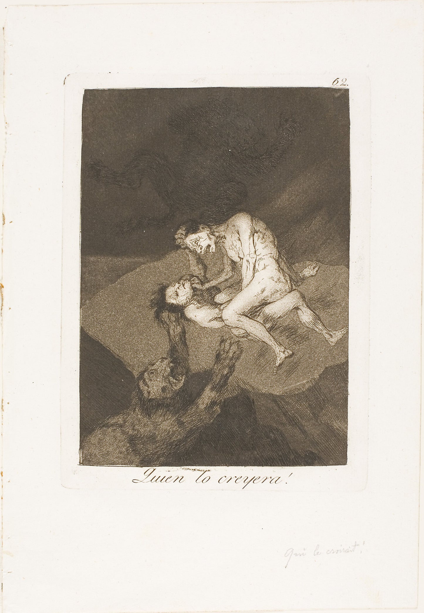 Who Would Have Thought It!, plate 62 from Los Caprichos - Francisco José de Goya y Lucientes, Poster Print Wall Art