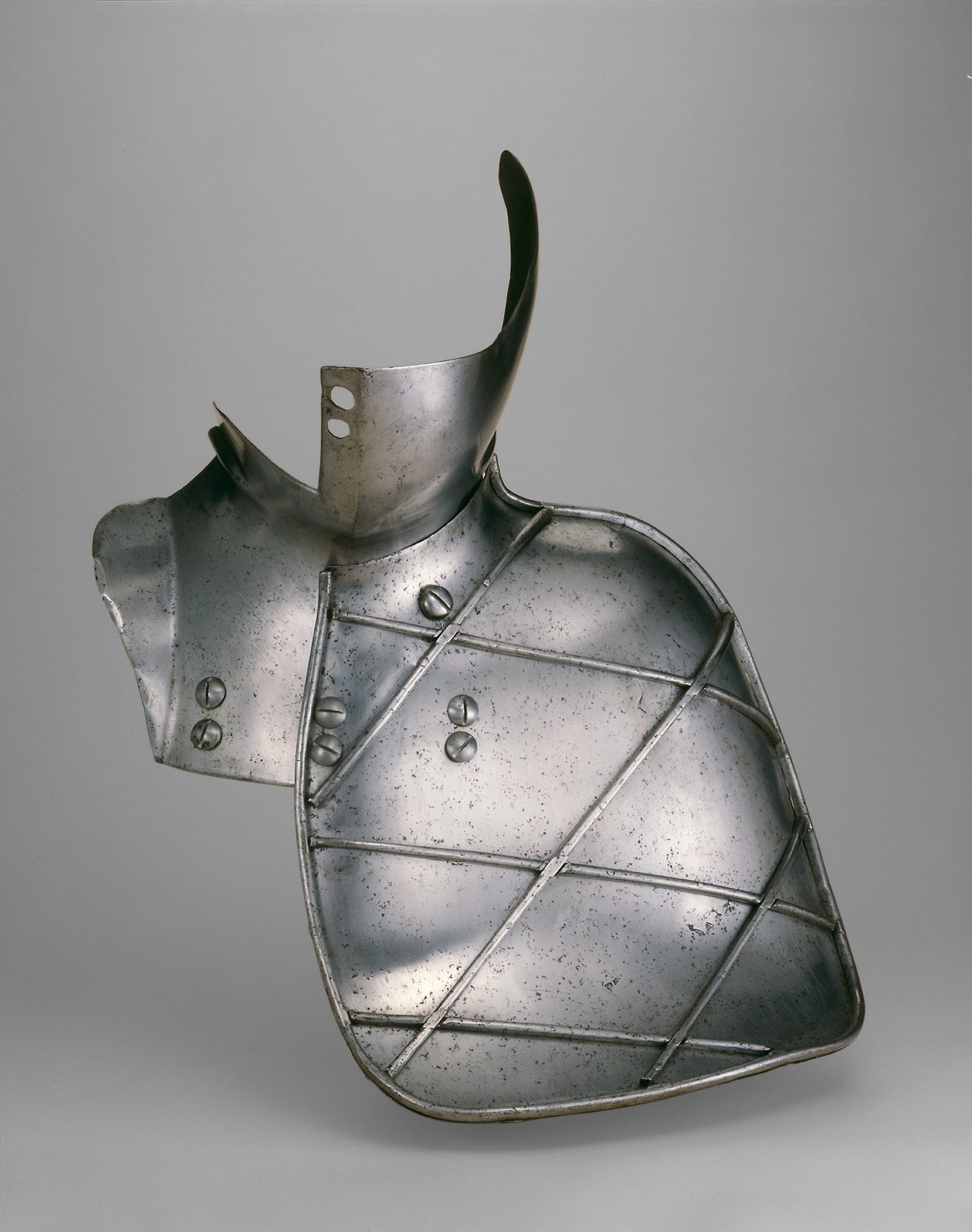 Reinforcing Bevor and Grandguard for the Joust - South German; Augsburg, Poster Print Wall Art