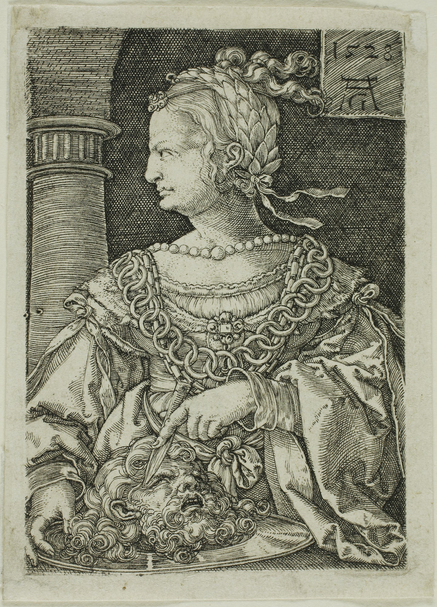Judith with the Head of Holofernes - Heinrich Aldegrever, Poster Print Wall Art