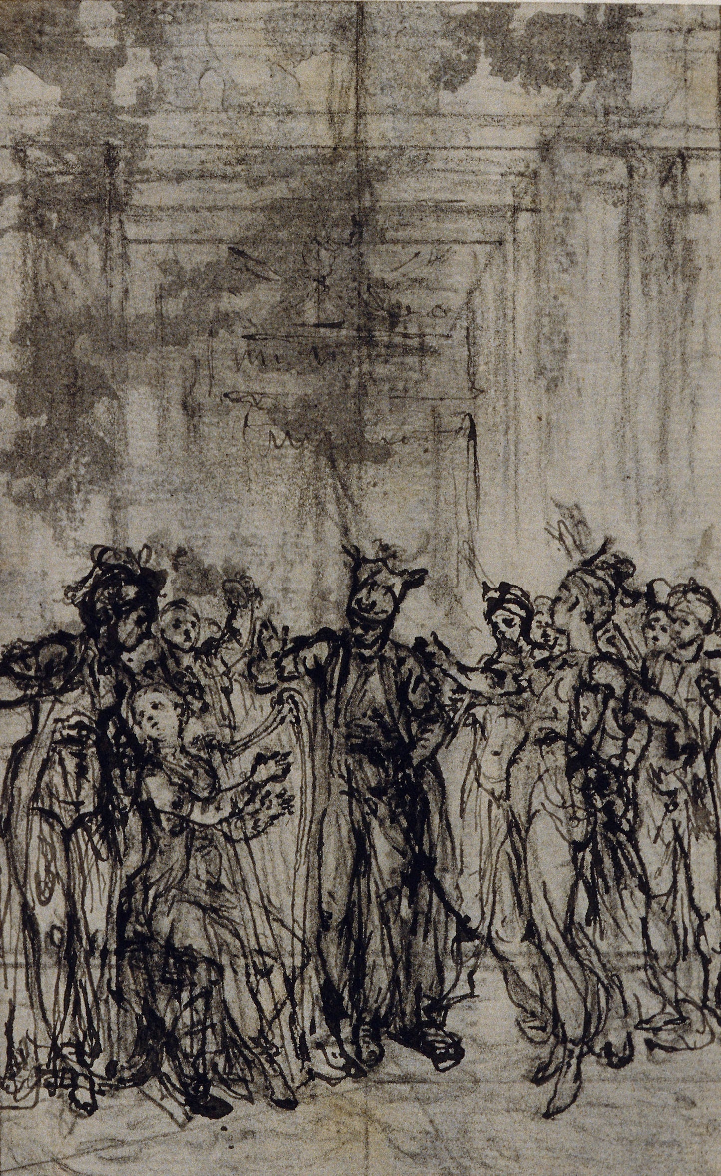 Study for Vignette in Jean François Marmontel's "Contes Moraux" - Hubert François Gravelot, Poster Print Wall Art