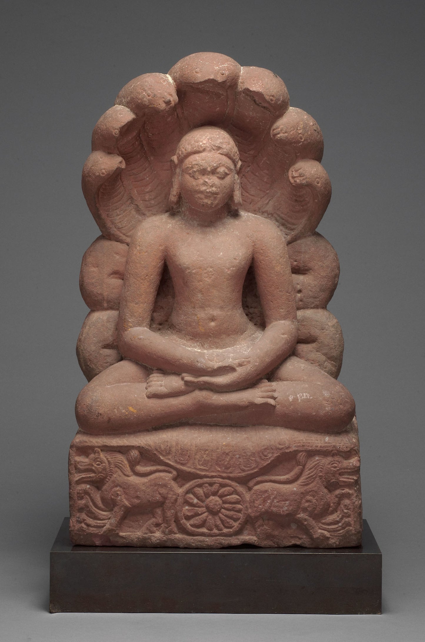 Jaina Tirthankara Parshvanatha with Serpent Hood - India, Poster Print Wall Art