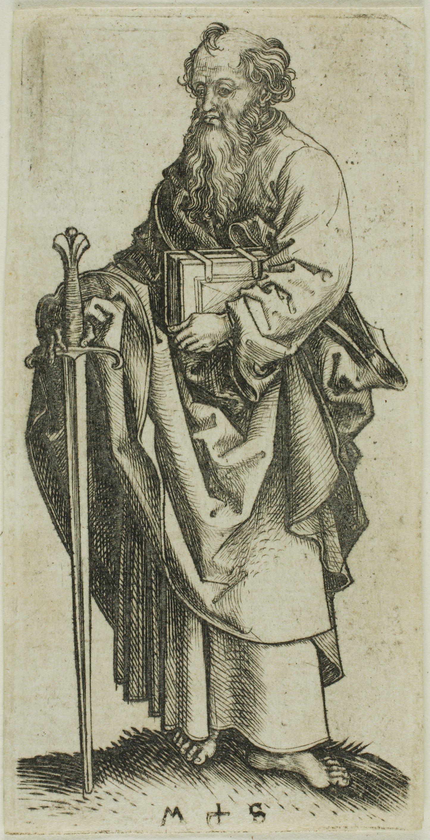 St. Paul, from Apostles: Martin Schongauer, Poster Print Wall Art