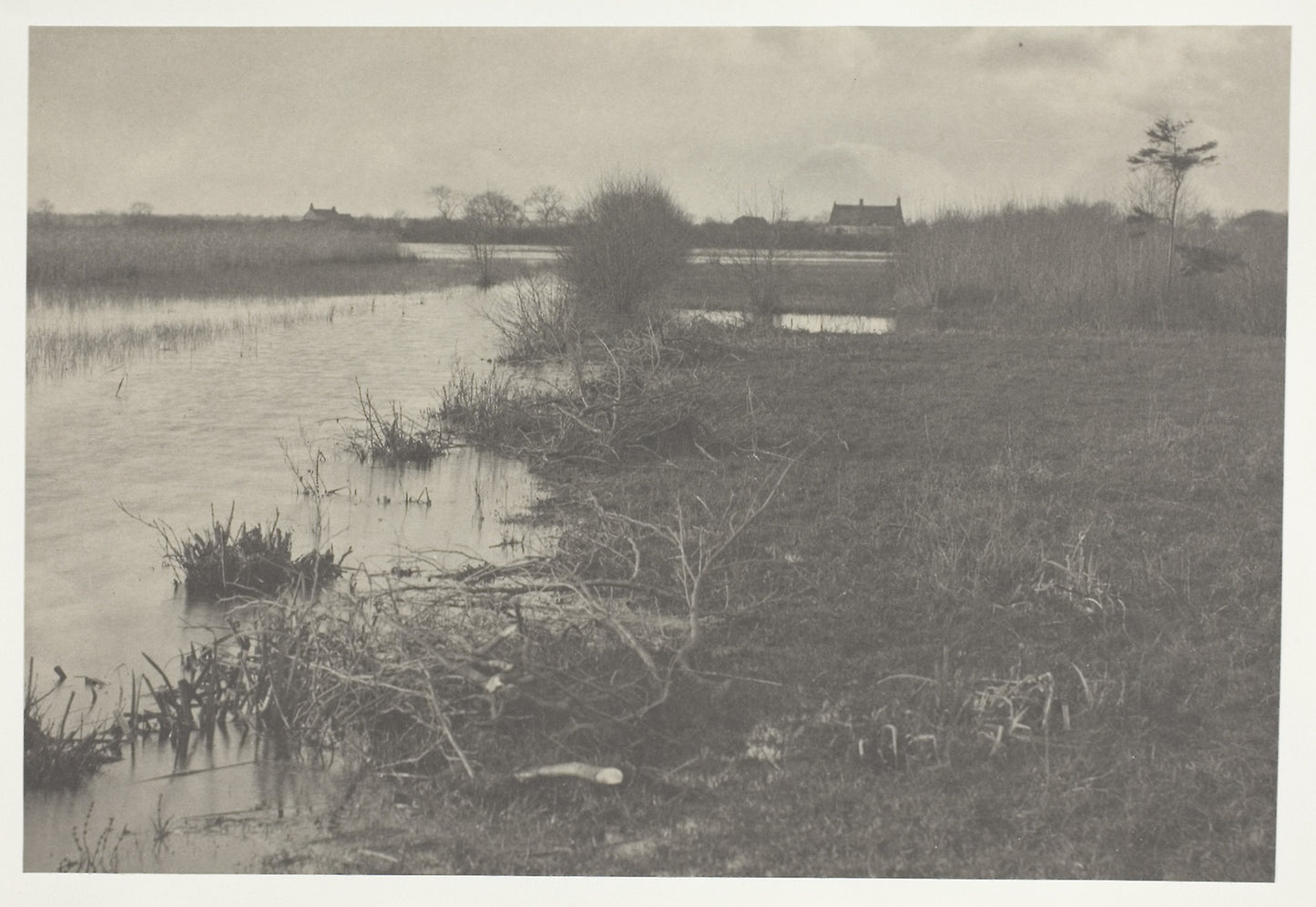 An Autumn Morning - Peter Henry Emerson, Poster Print Wall Art