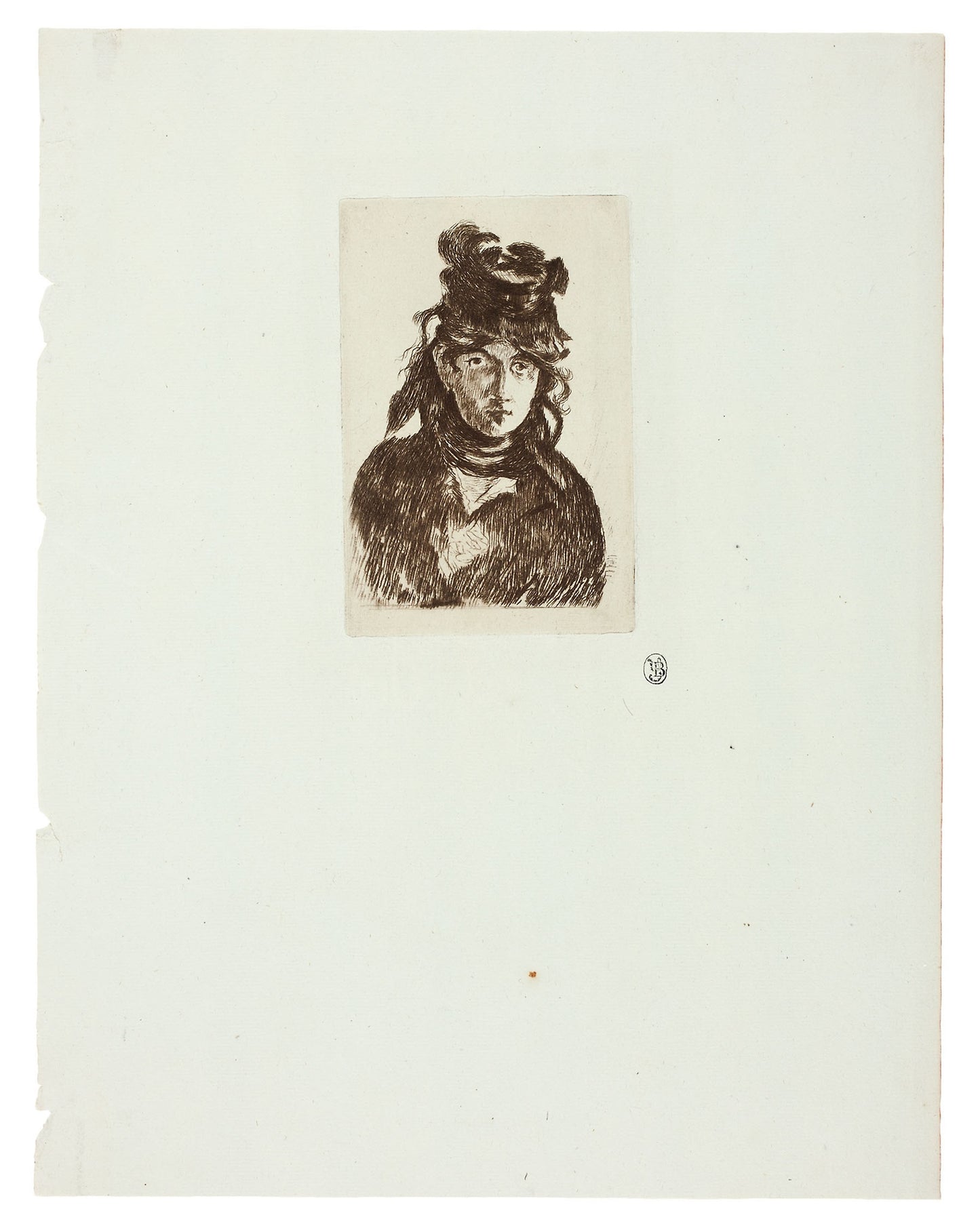 Berthe Morisot - Édouard Manet (French, 1832-1883), Poster Print Wall Art